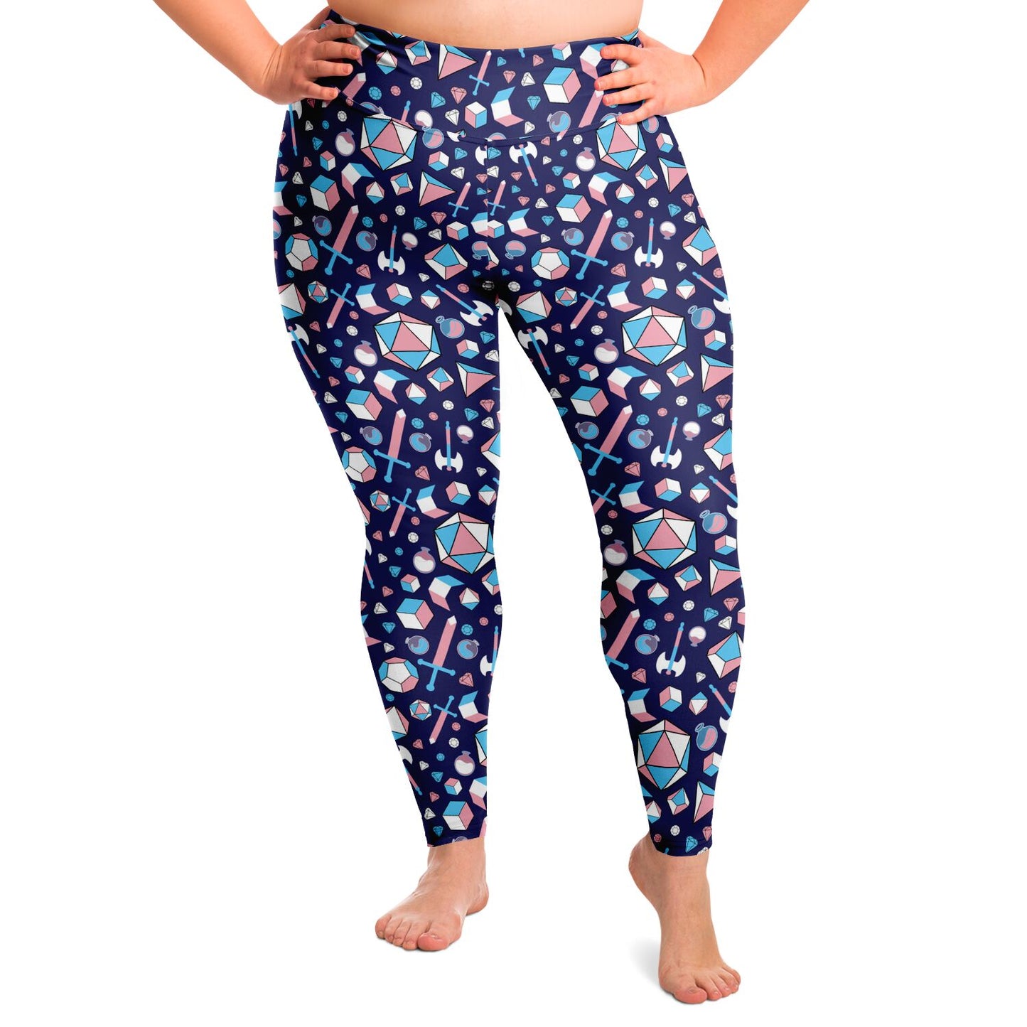 Trans Adventure Blue Leggings