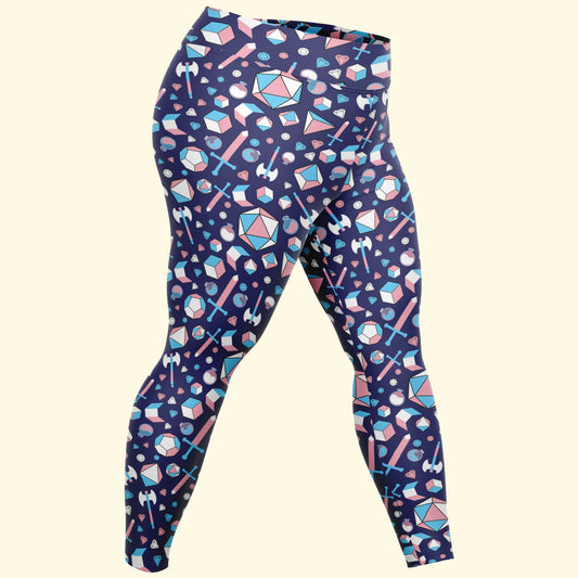 Trans Adventure Blue Leggings