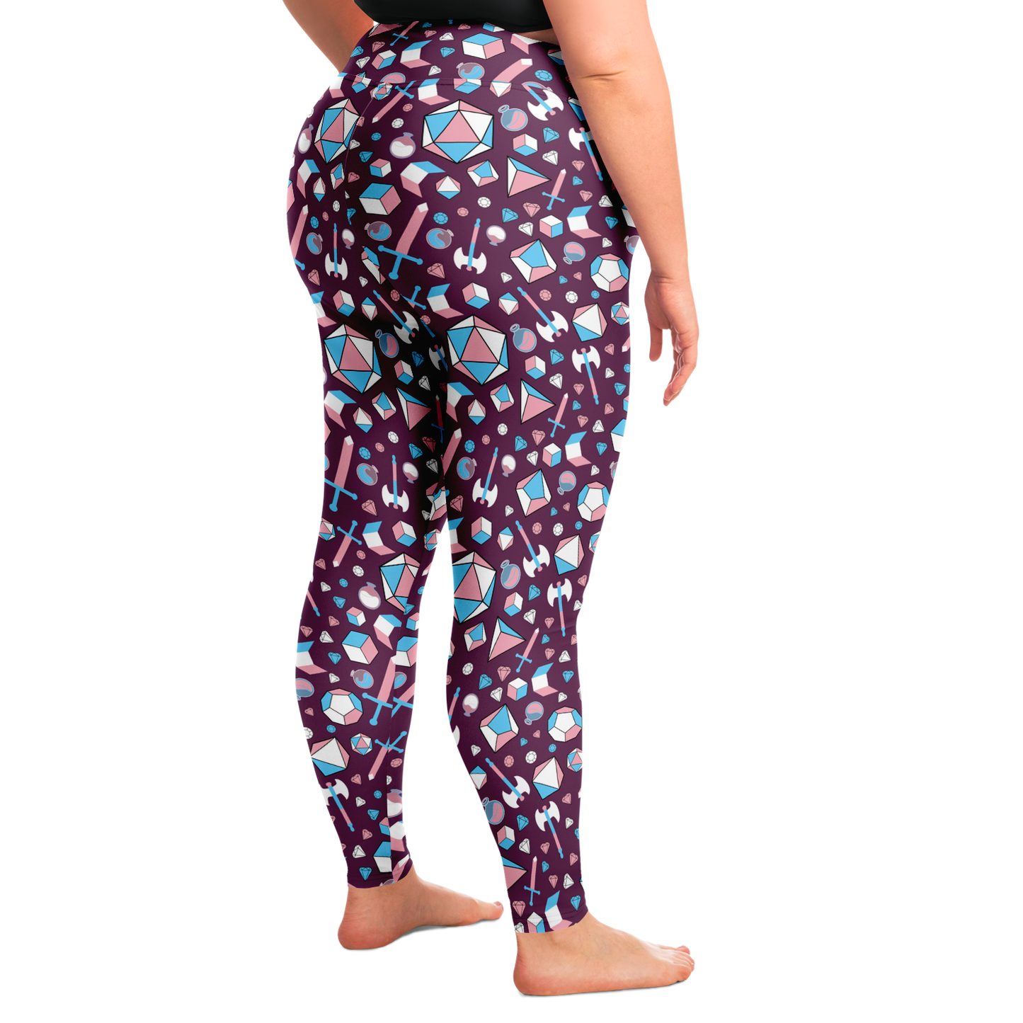 Trans Adventure Purple Leggings