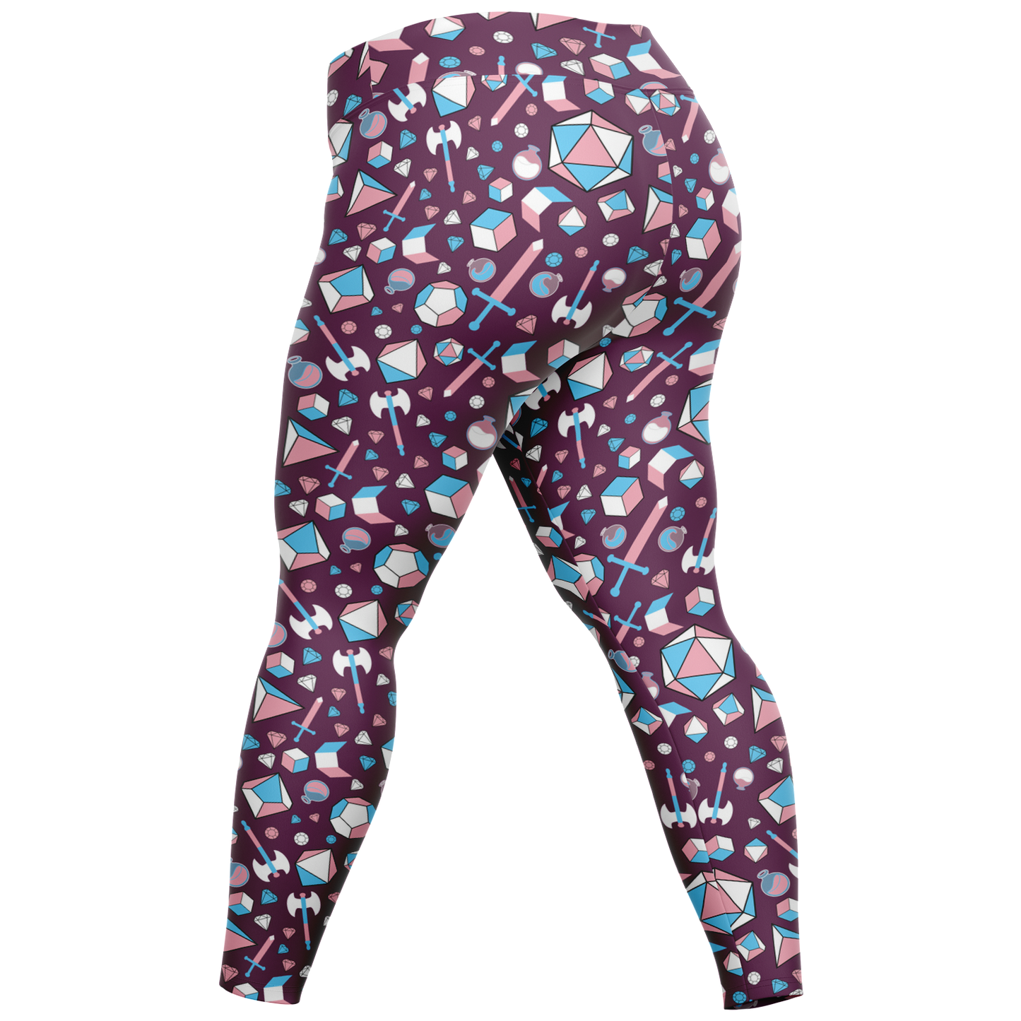 Trans Adventure Purple Leggings