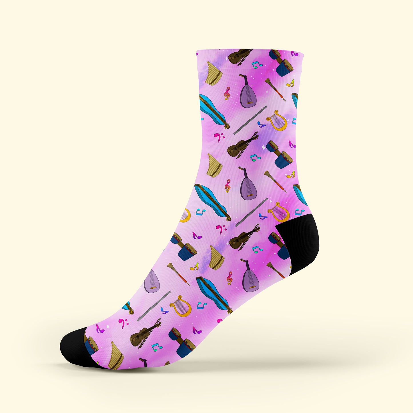 Pink Bard Socks