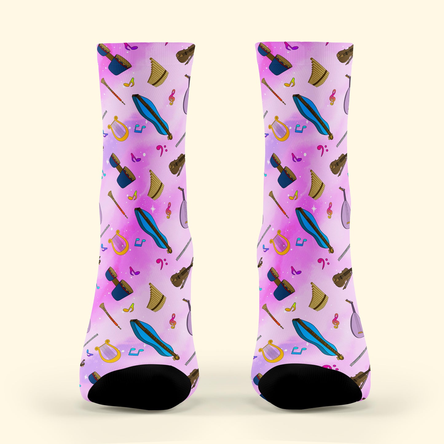Pink Bard Socks