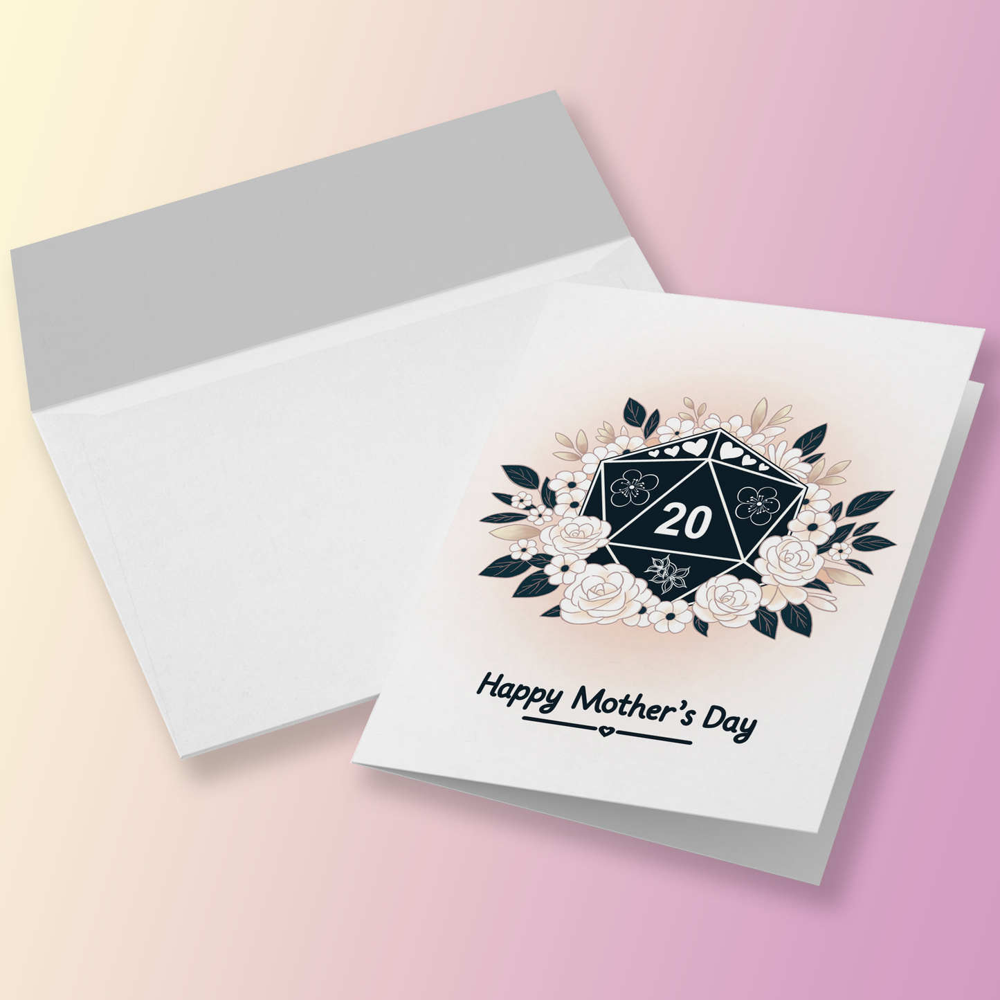 Flower D20 Mother's Day Card