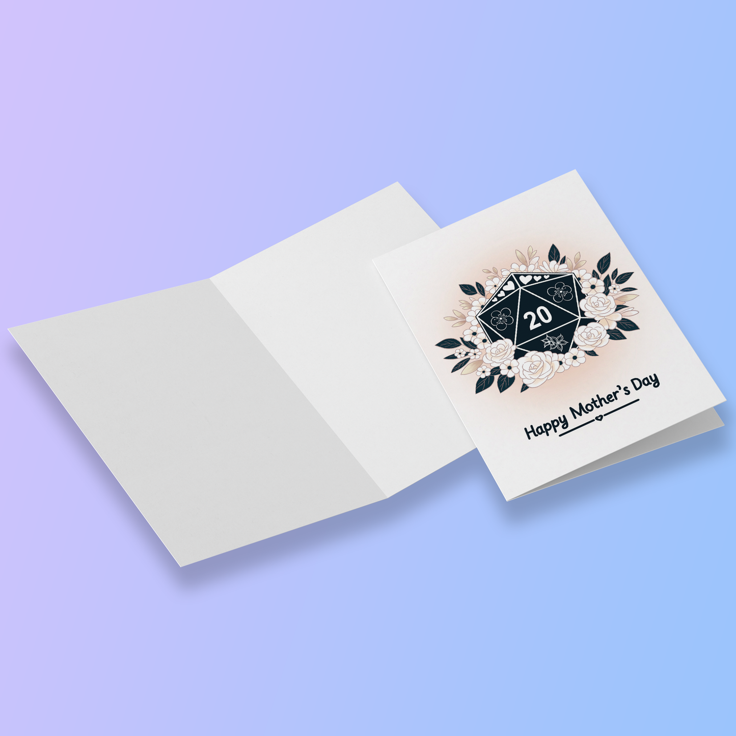 Flower D20 Mother's Day Card