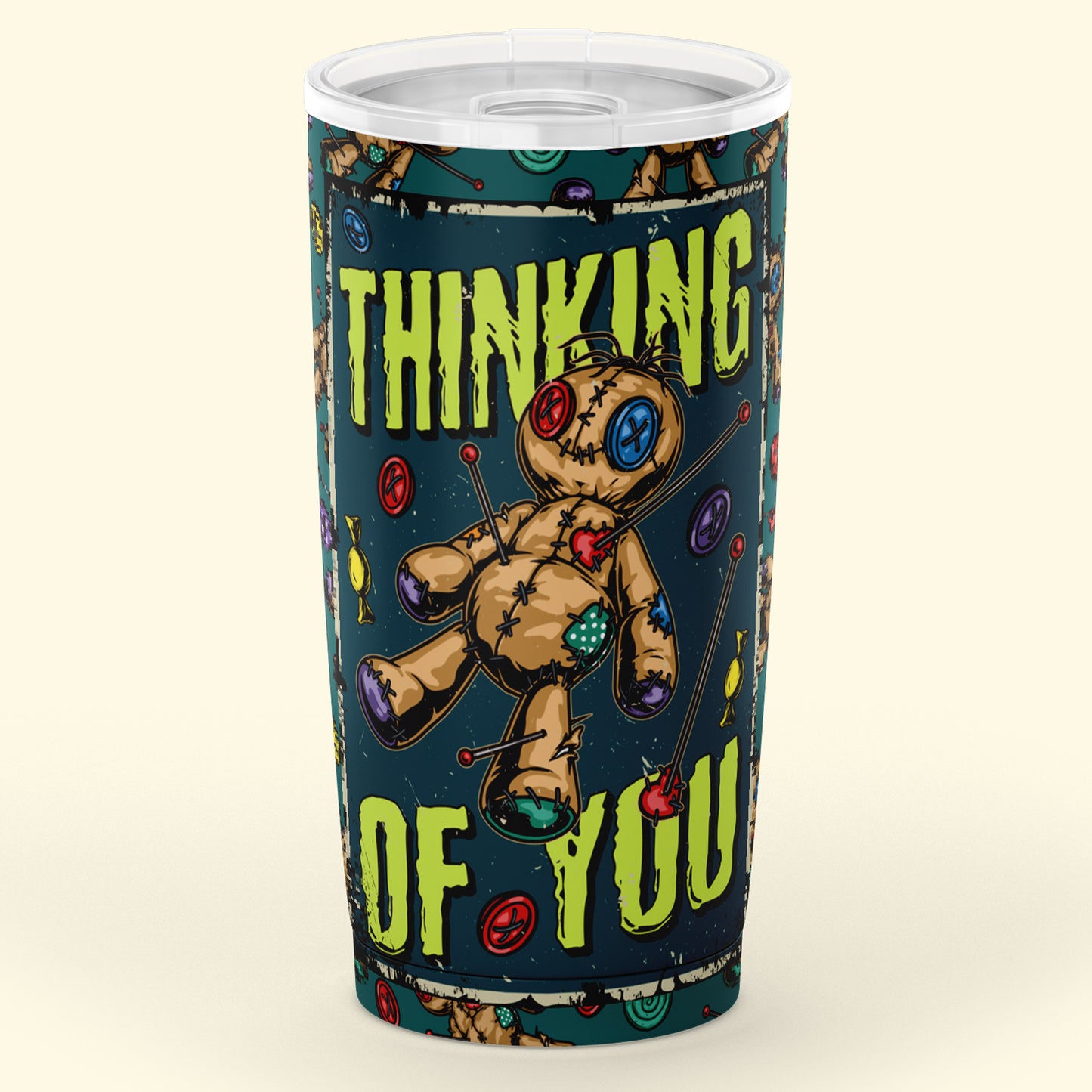 VooDoo Doll Tumbler 20oz