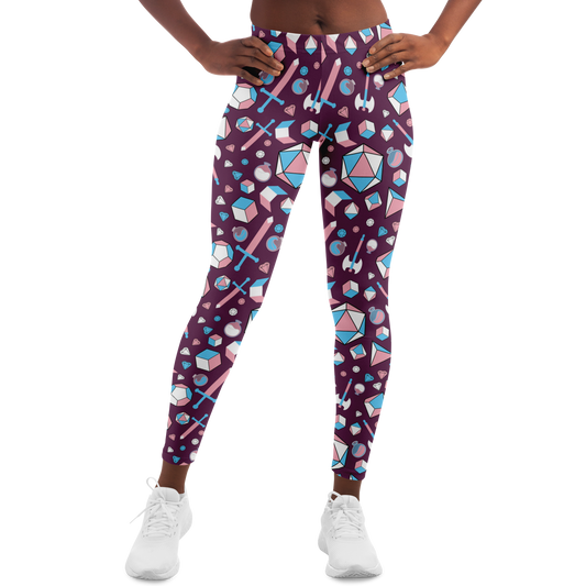 Trans Adventure Purple Leggings