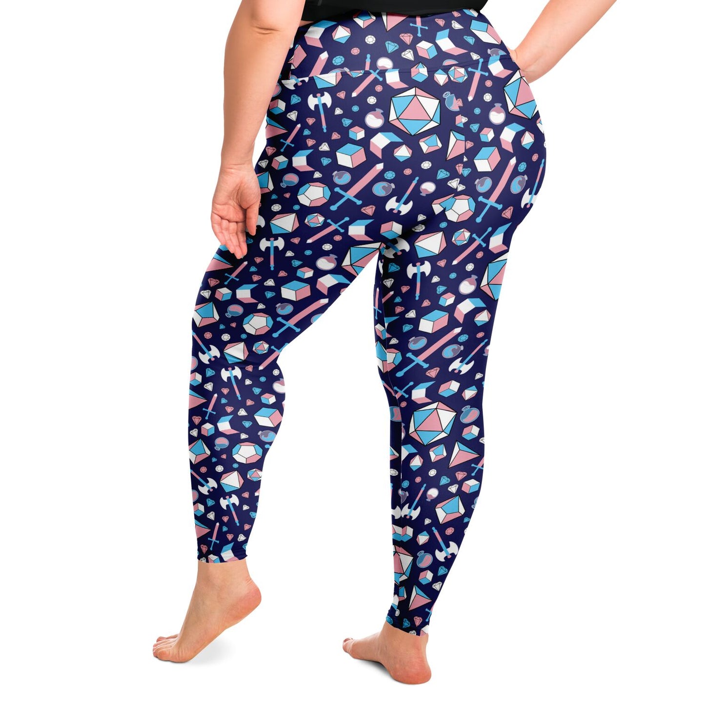 Trans Adventure Blue Leggings
