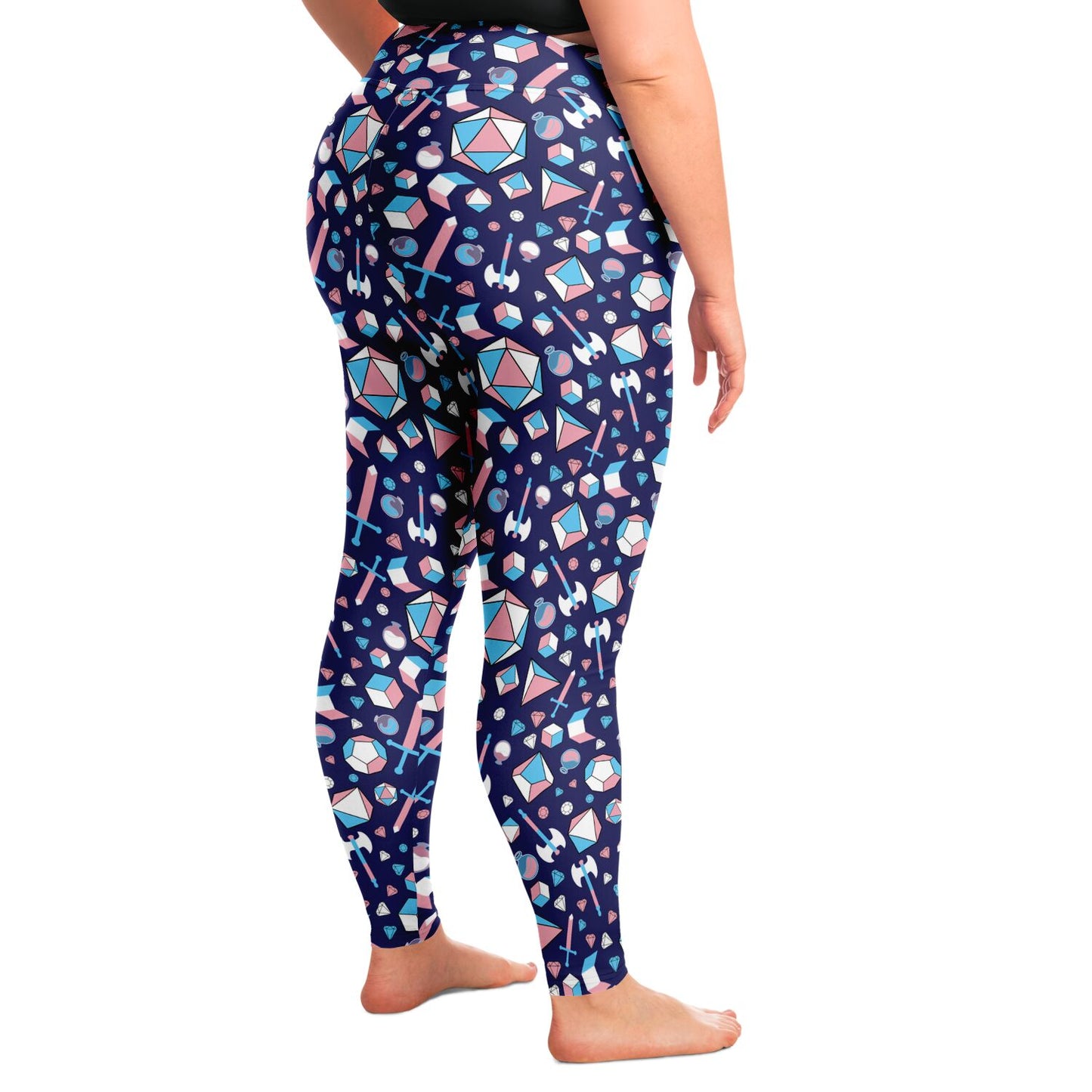 Trans Adventure Blue Leggings