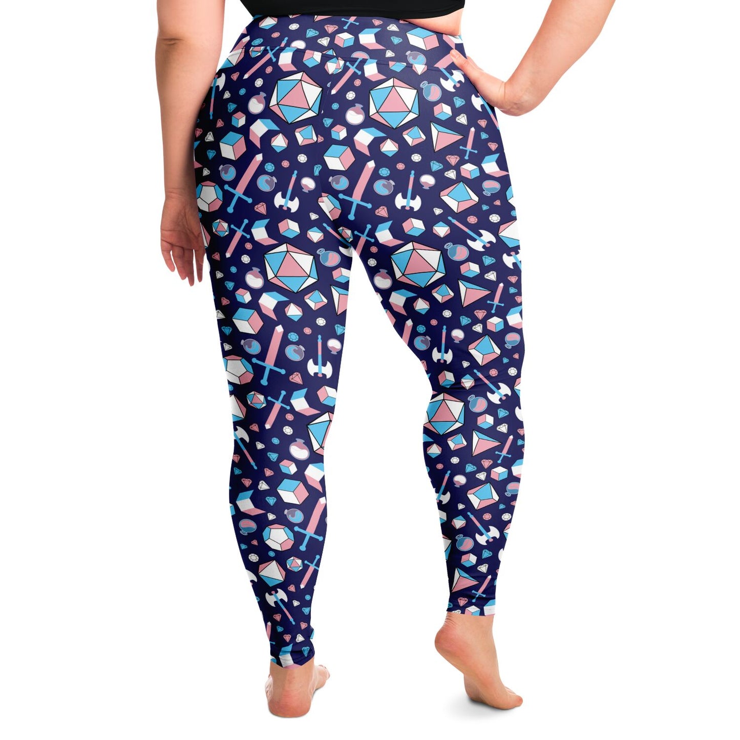 Trans Adventure Blue Leggings