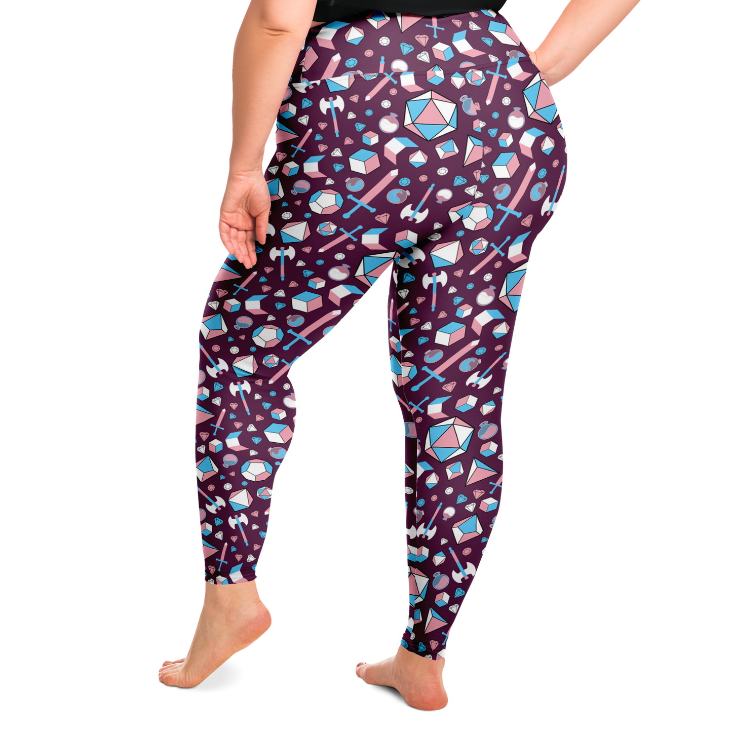 Trans Adventure Purple Leggings