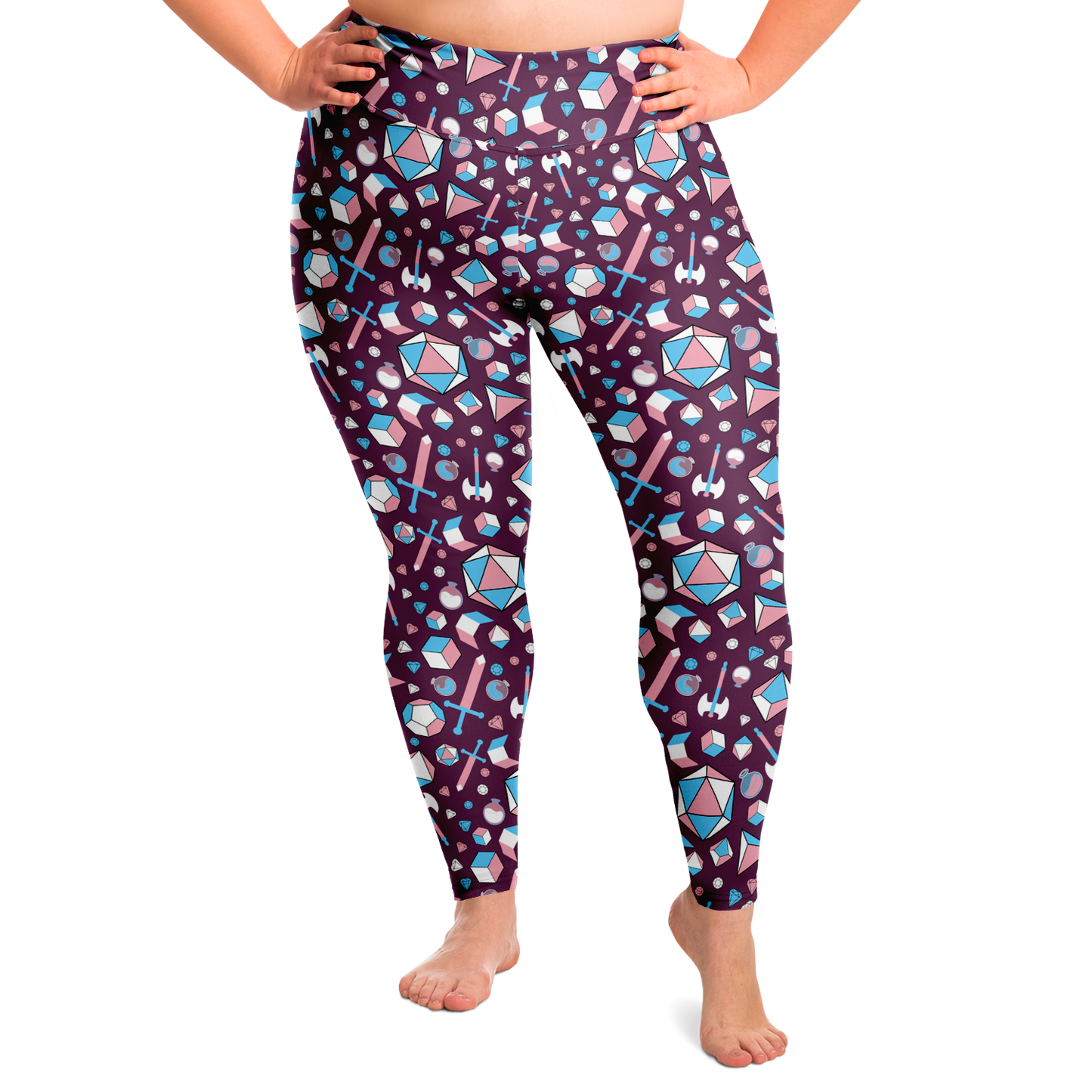 Trans Adventure Purple Leggings