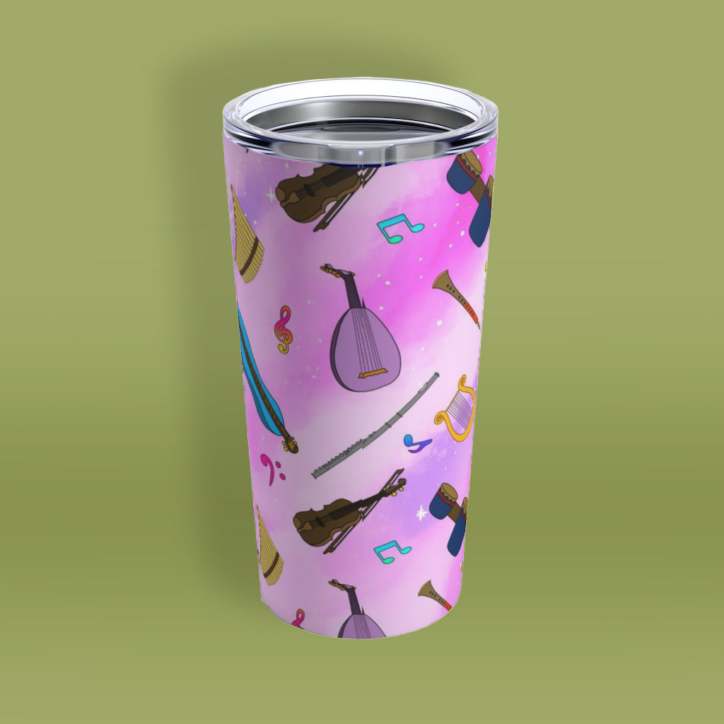 Pink Bard Tumbler 20oz