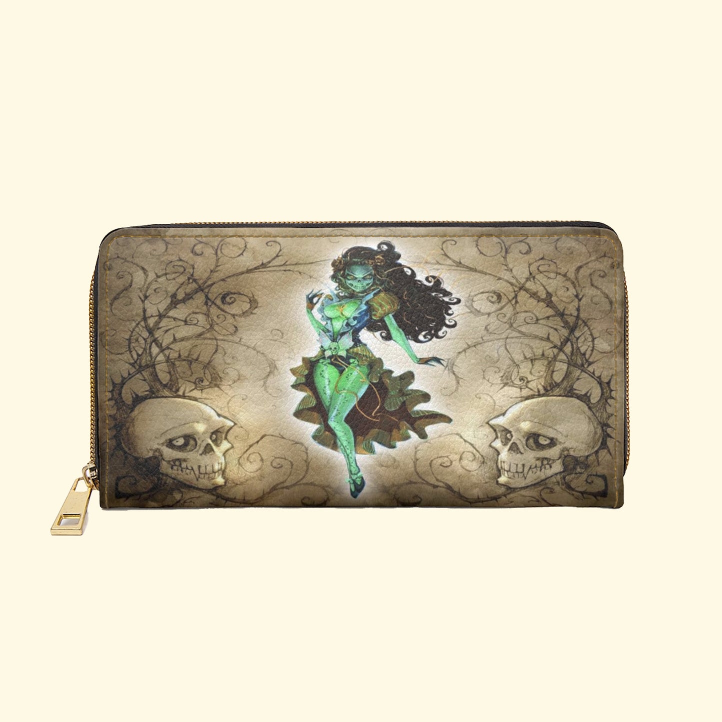 Steampunk Zombie Wallet