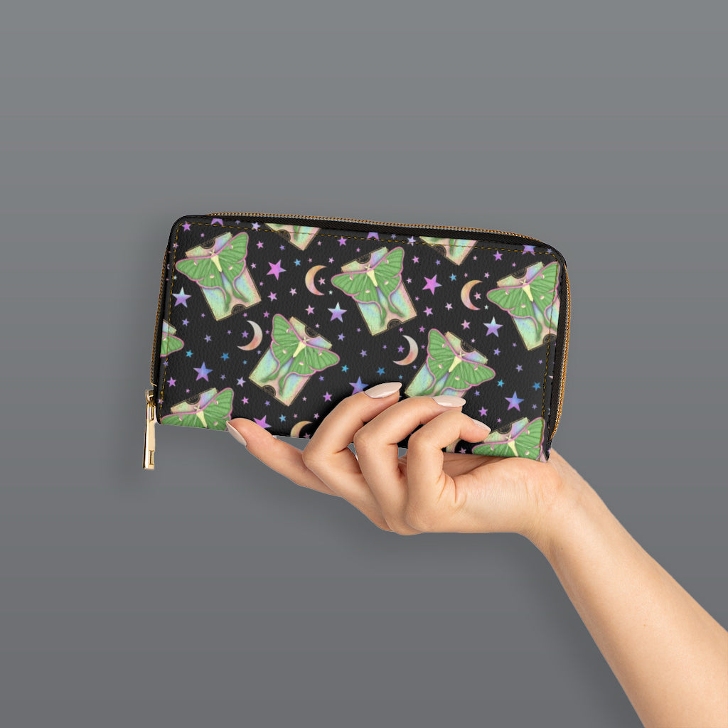 Mystical Luna Moth Wallet