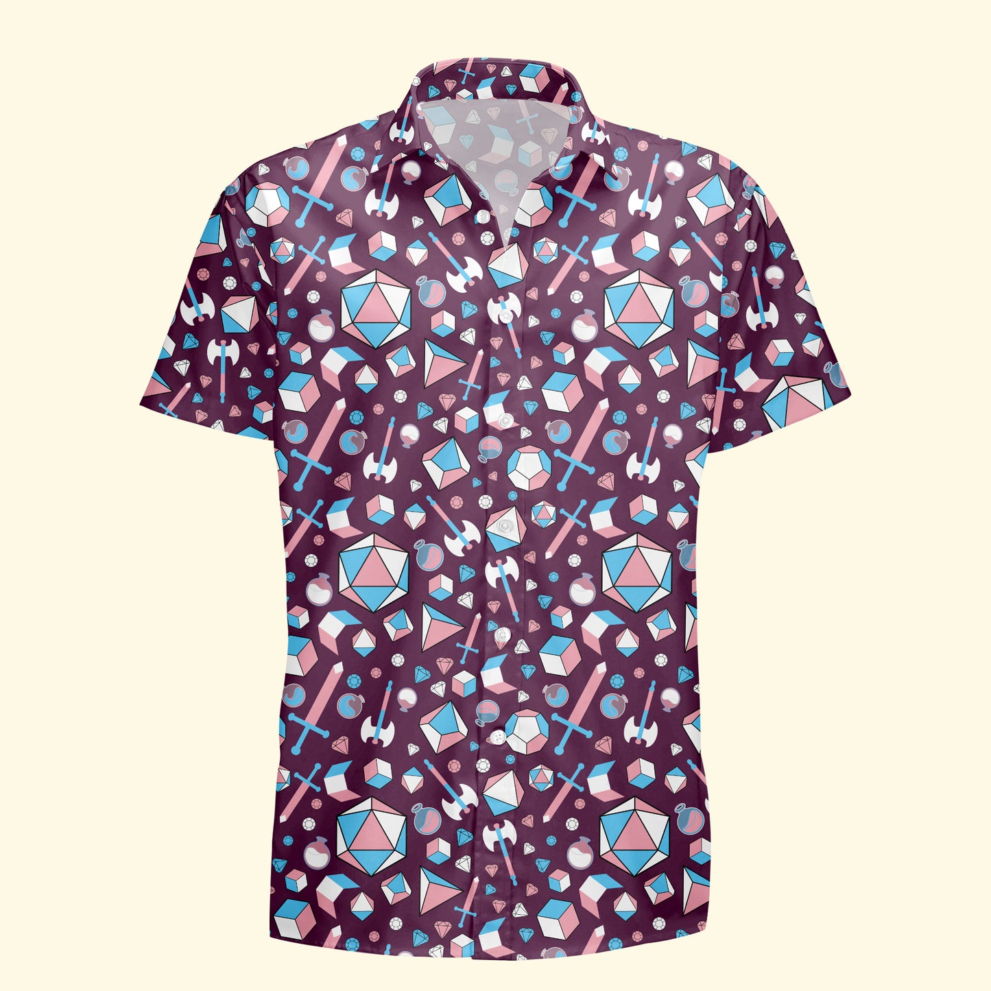 Trans Gamer Hawaiian Shirt