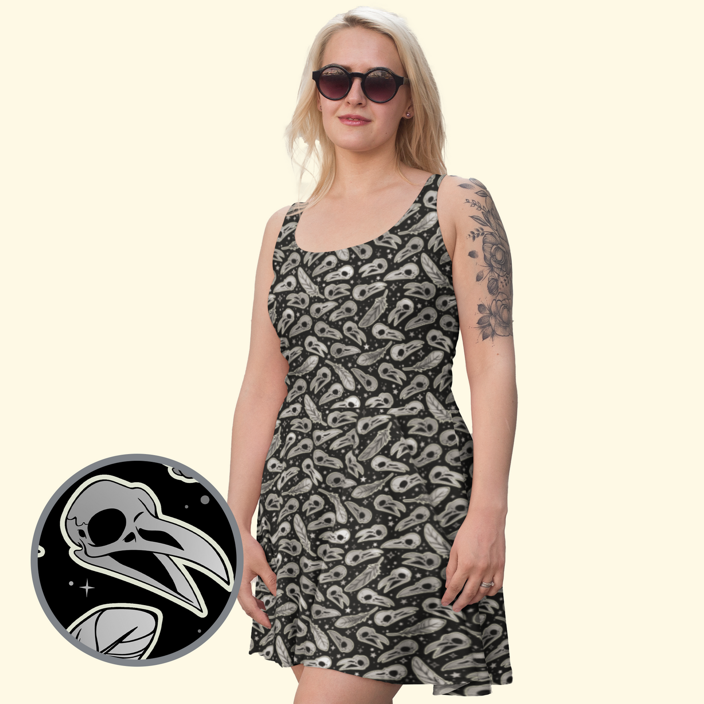 Dark Raven Skater Dress