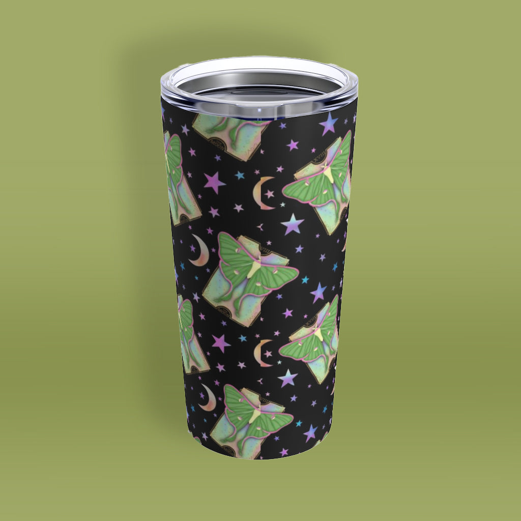 Mystical Luna Moth Tumbler 20oz
