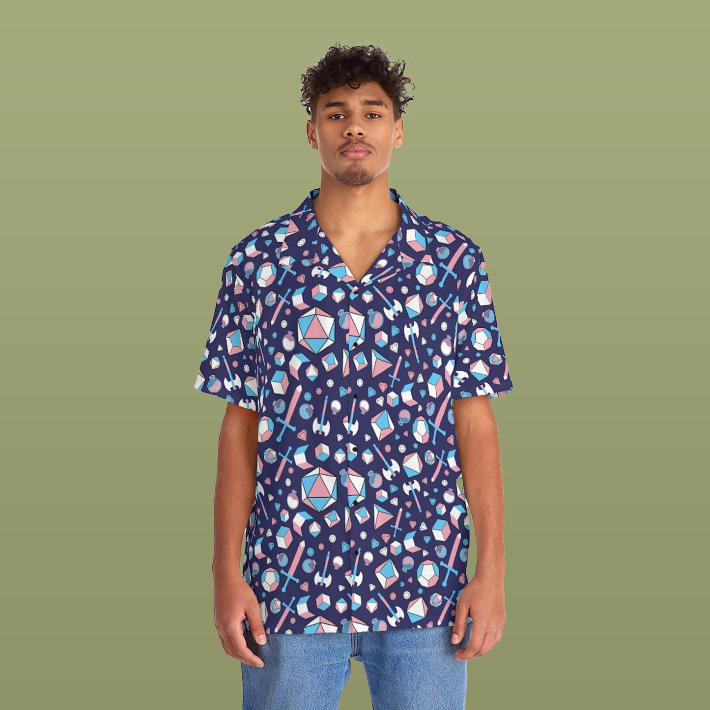 Trans Gamer Hawaiian Shirt