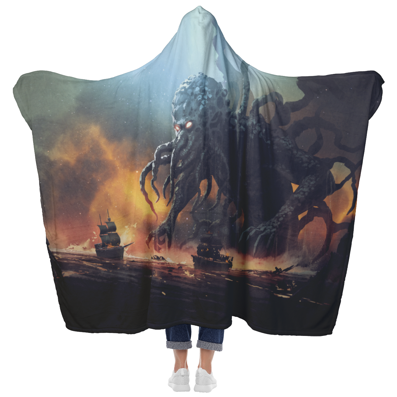 Cthulhu's Revenge Hooded Blanket