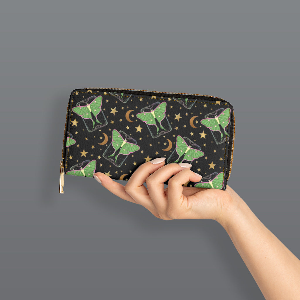 Vintage Luna Moth Wallet