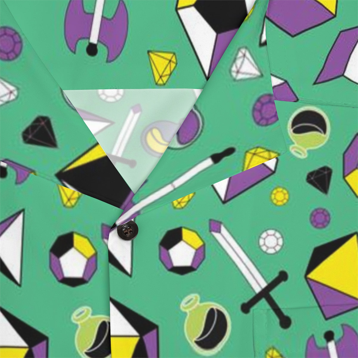 Non-Binary Gamer Hawaiian Shirt