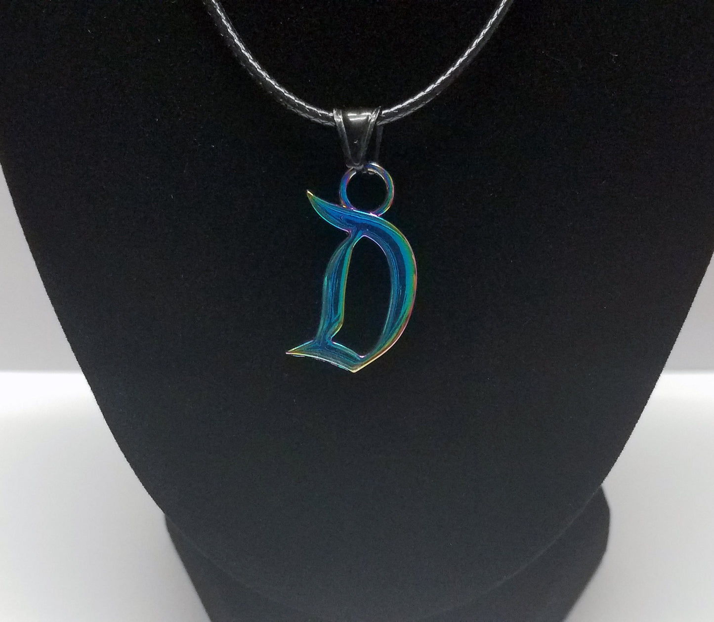 Cursive Letter D 18 Inch Necklace