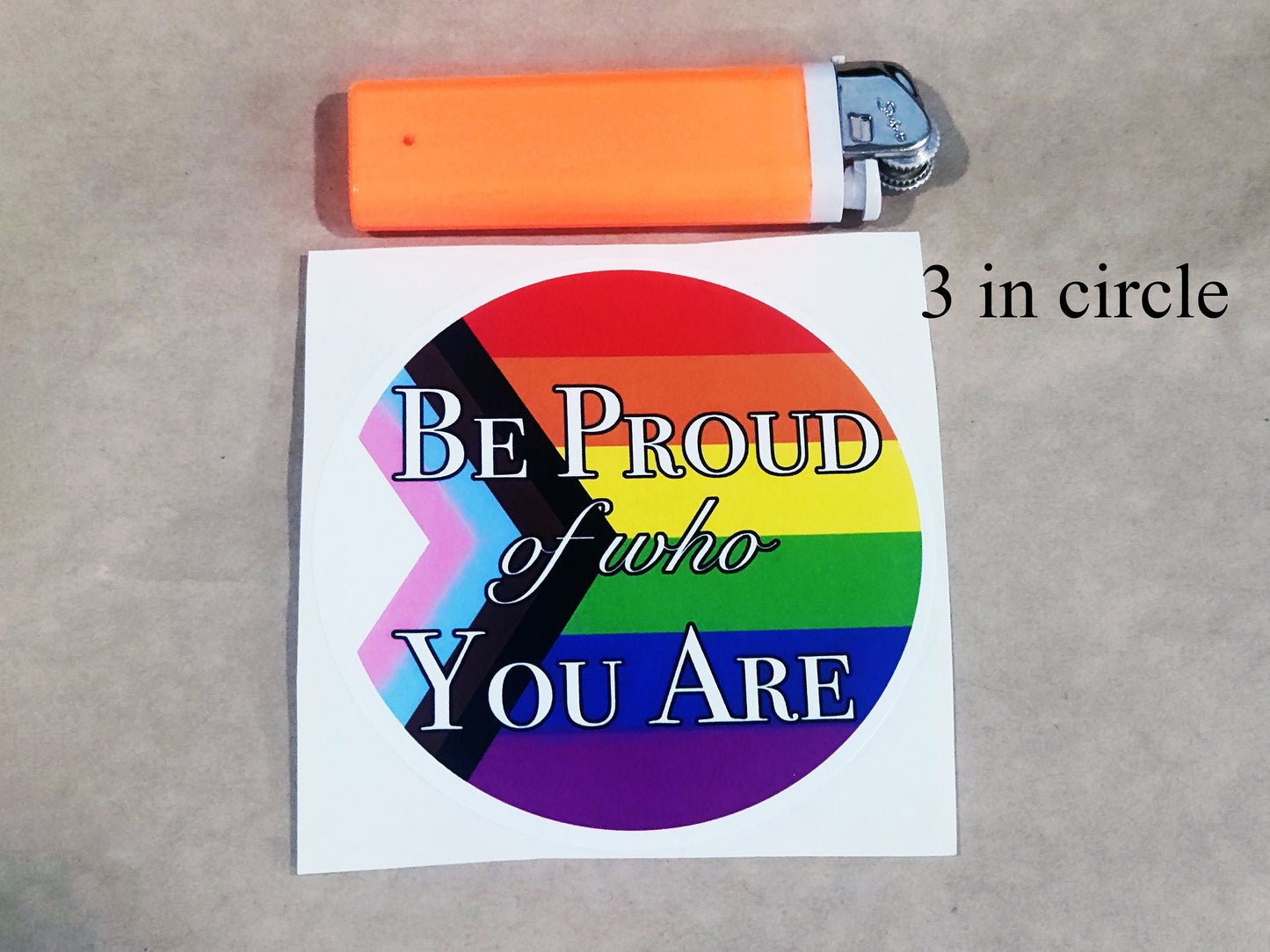 Pride Saying Vinyl Sticker