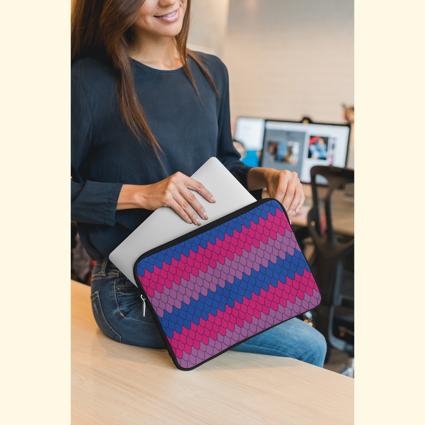 Bi Scales Laptop Sleeve