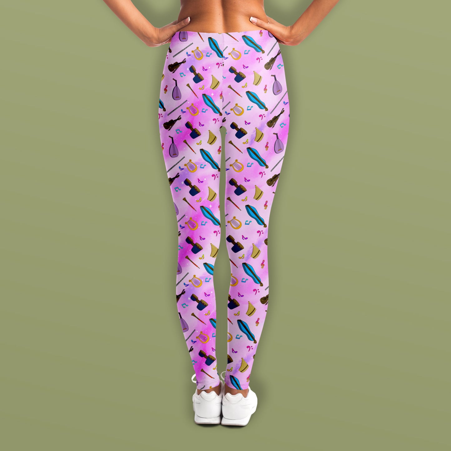 Pink Bard Leggings