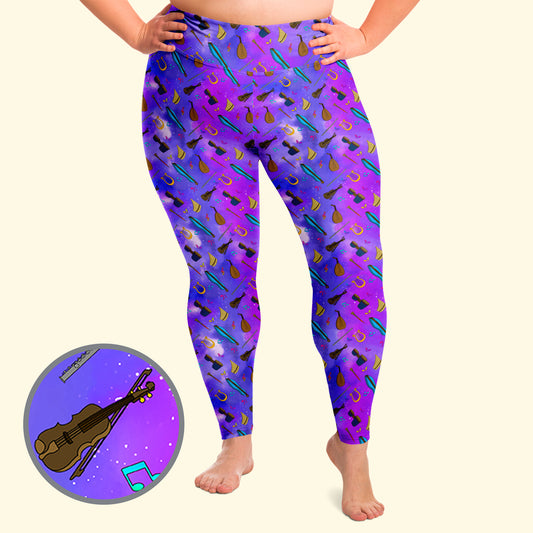 Purple Bard Leggings