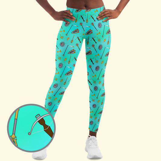 Teal Cleric Leggings
