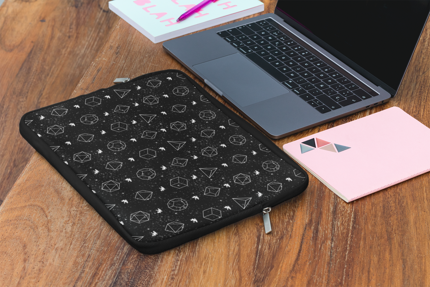 Starry Night of Dice Laptop Sleeve