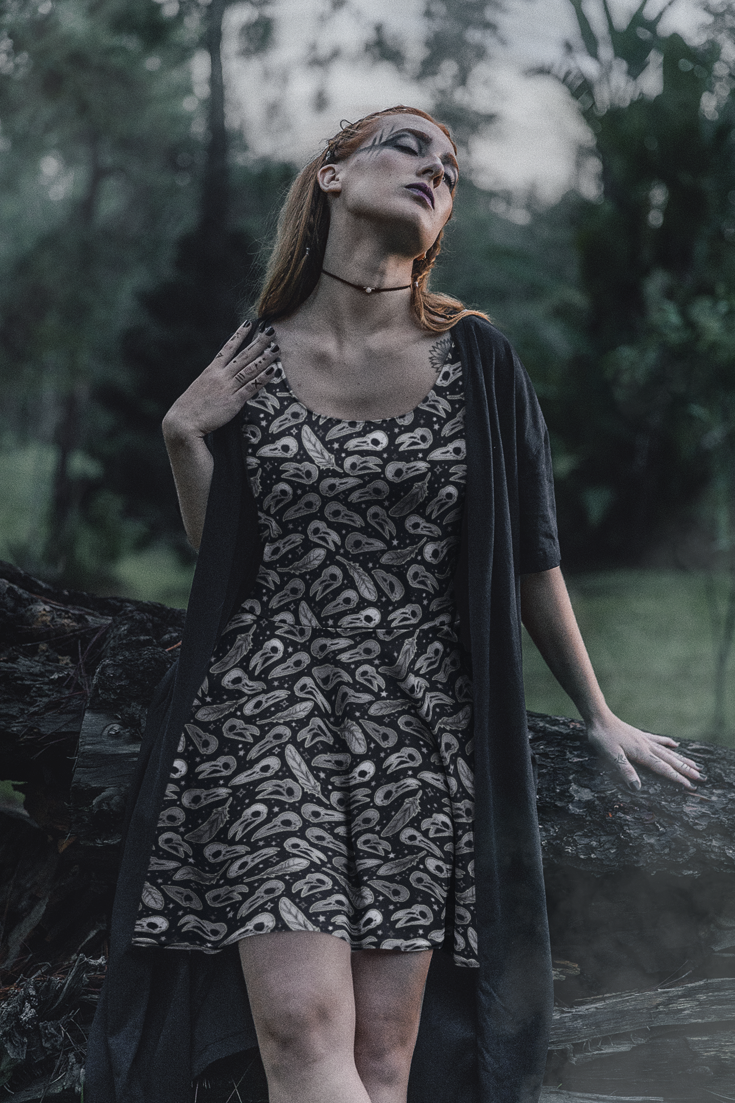 Dark Raven Skater Dress