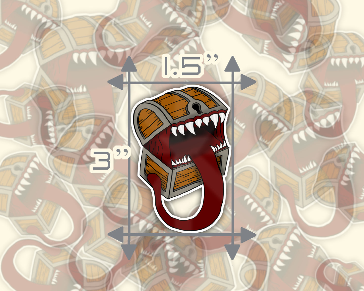 D&D Monsters Vinyl Stickers