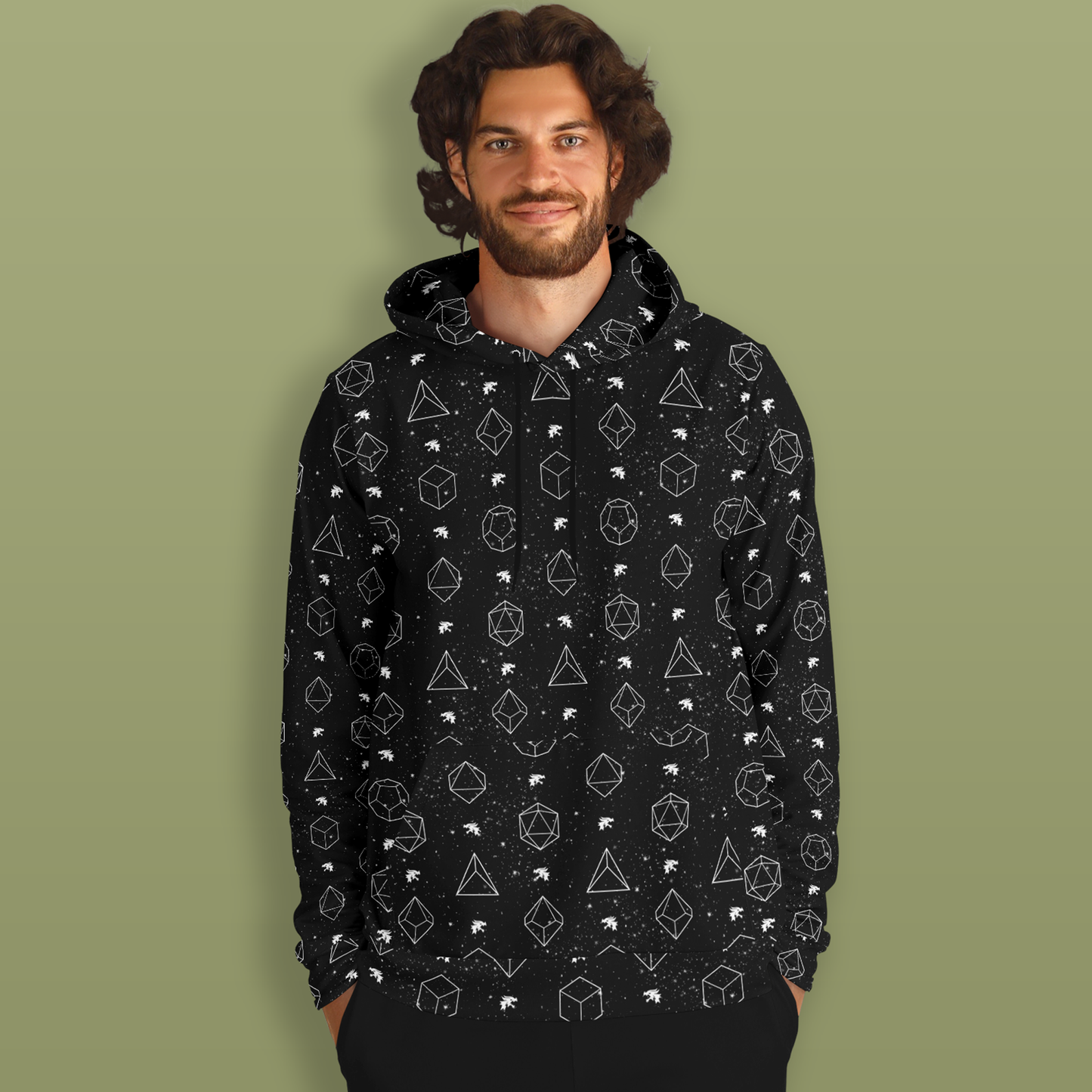 Starry Night of Dice Hoodie