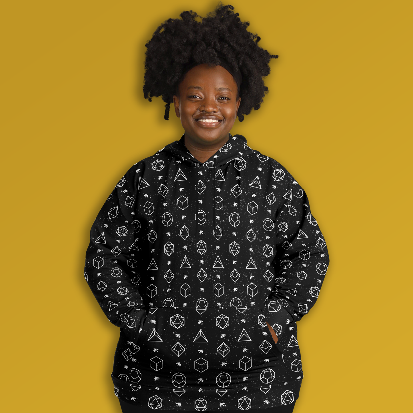 Starry Night of Dice Hoodie