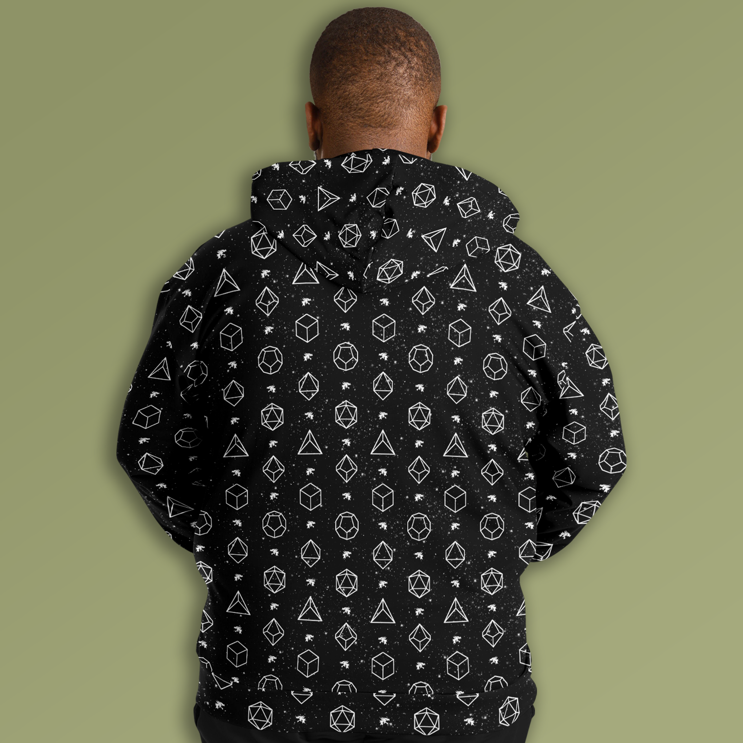 Starry Night of Dice Hoodie
