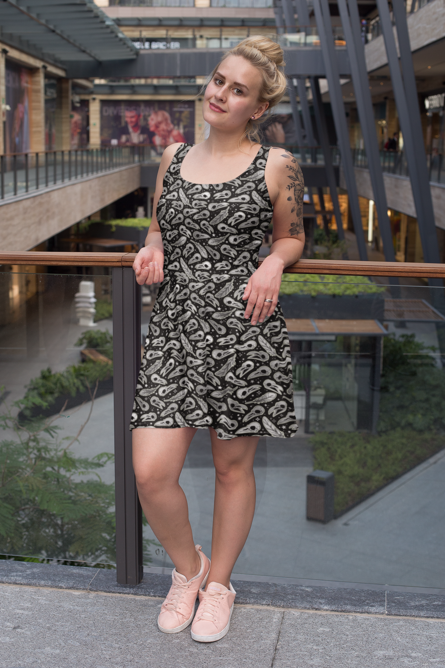 Dark Raven Skater Dress