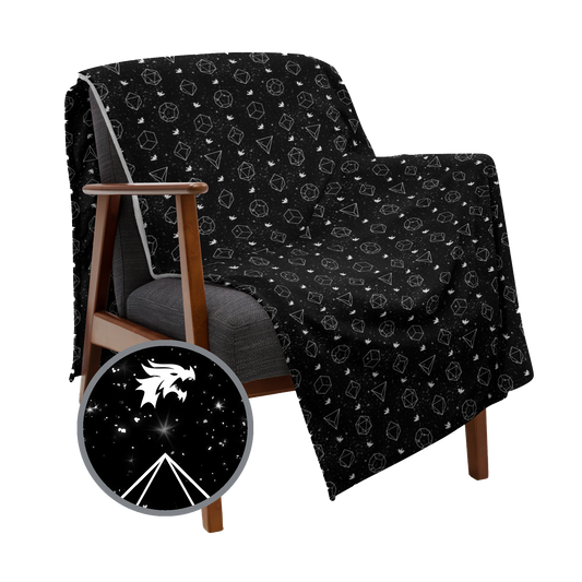 Starry Night of Dice Blanket