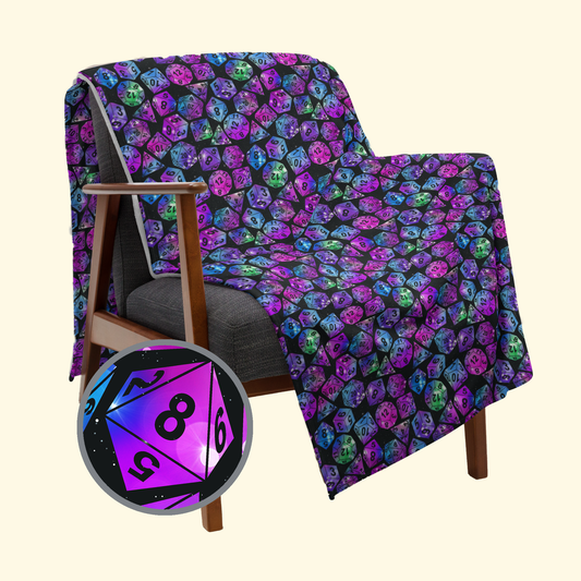 Astral Sea Dice Blanket