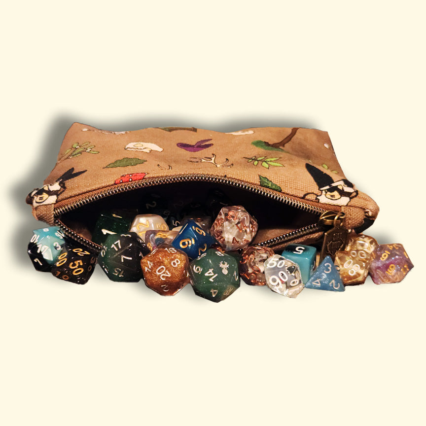 Earth Druid Dice Pouch