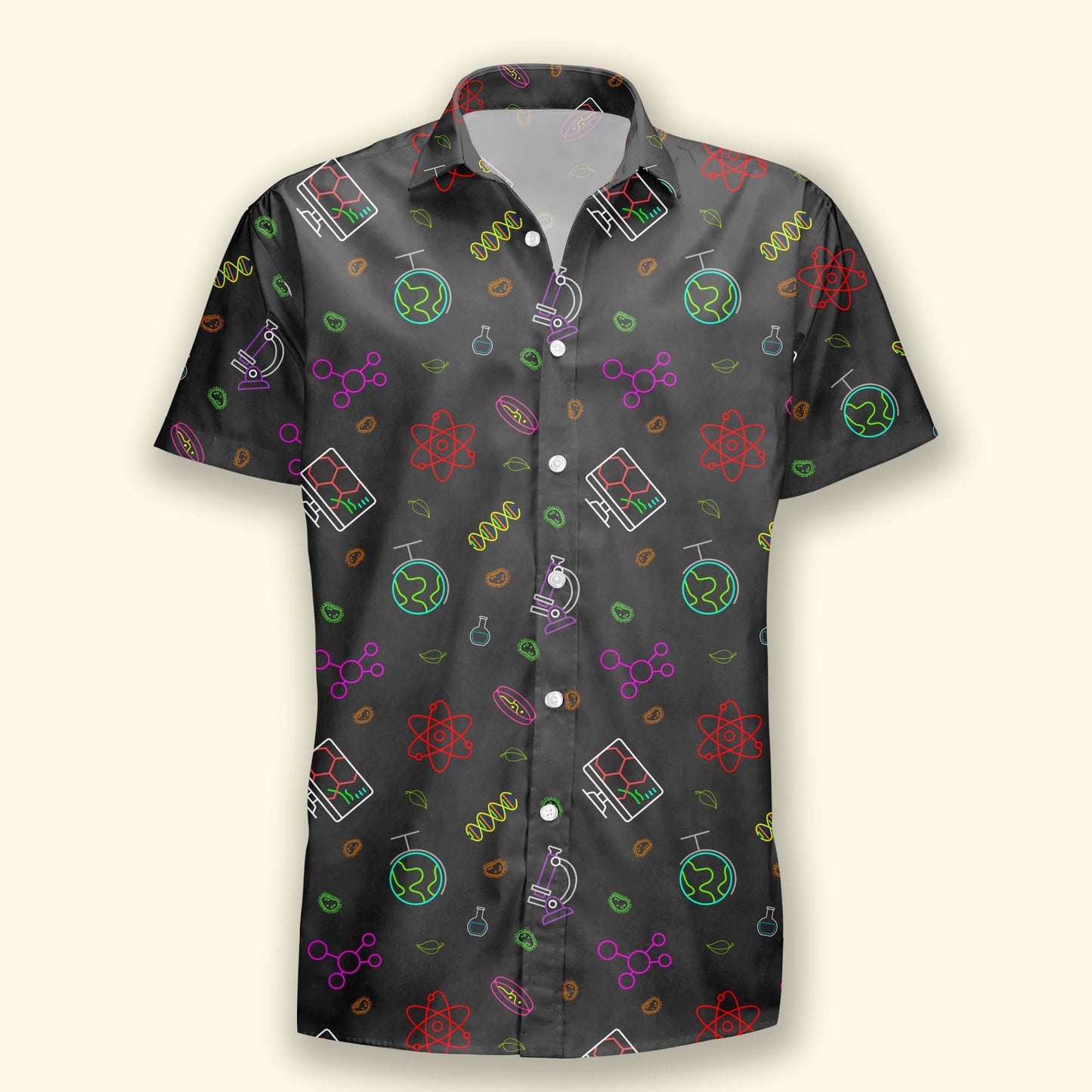 Neon Science Hawaiian Shirt