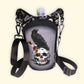 Gothic Raven Black Crossbody Bag