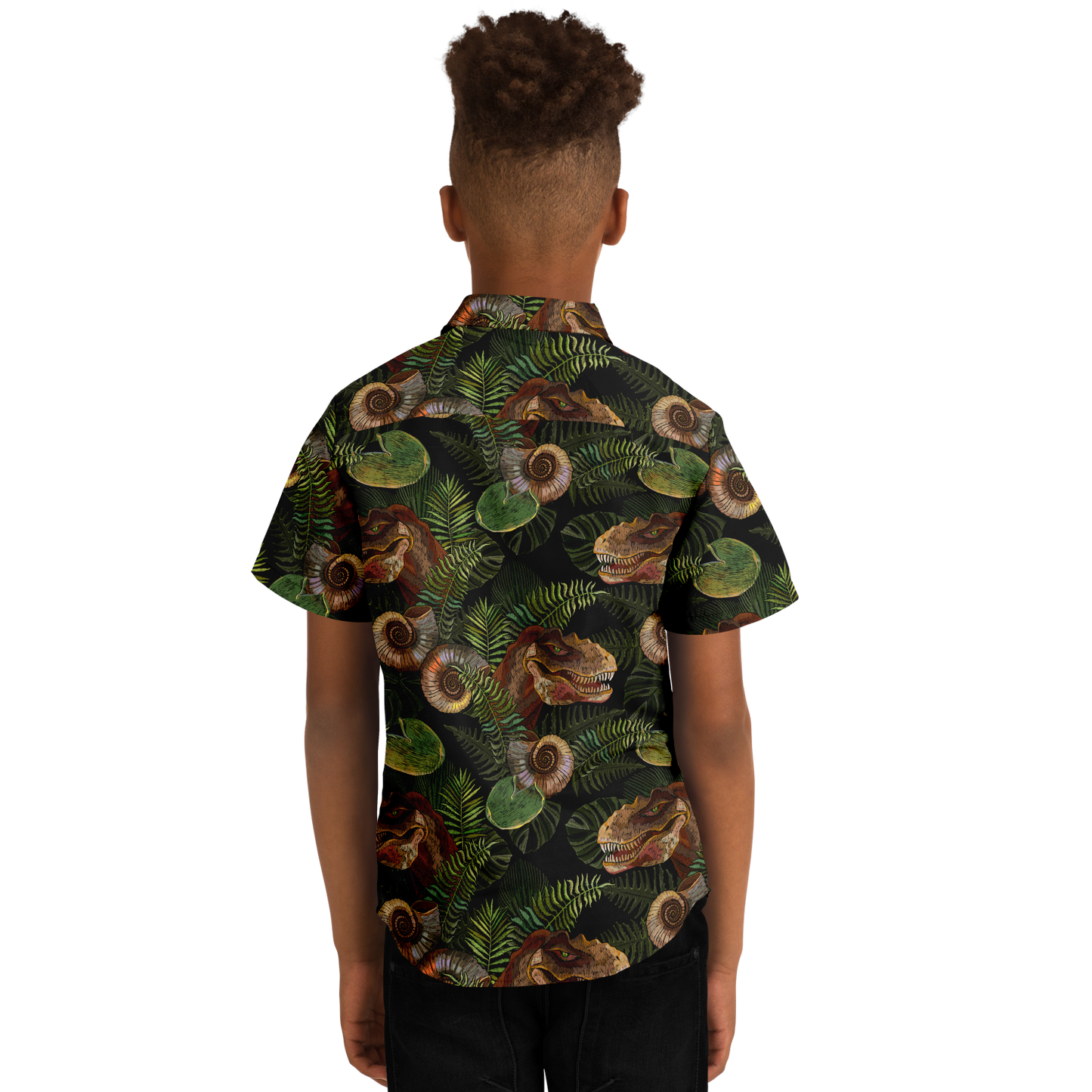 T-Rex Time Button Down