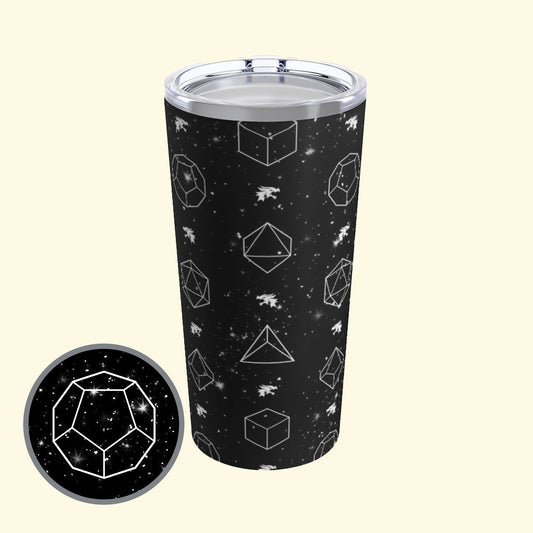 Starry Night of Dice Tumbler 20oz