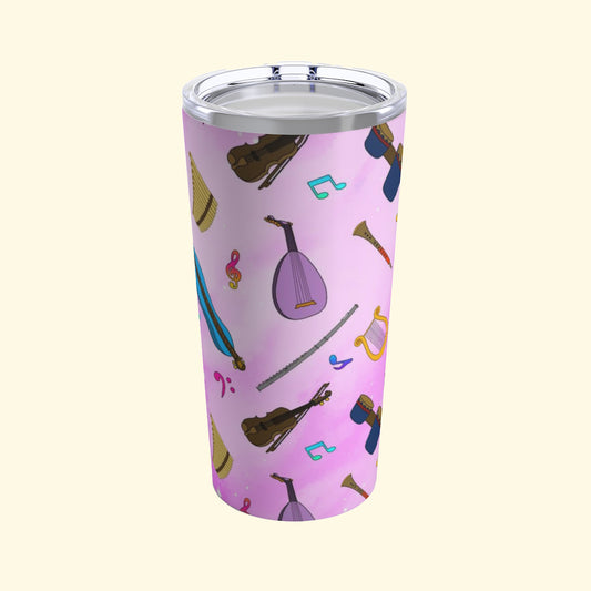 Pink Bard Tumbler 20oz