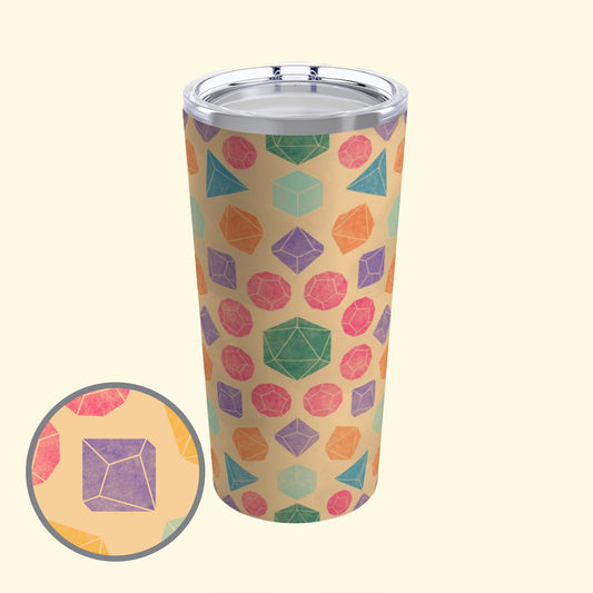 60's Dice Tumbler 20oz