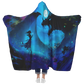 Dragon of the Night Hooded Blanket