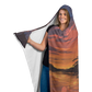 Meeting of Two Souls Hooded Blanket
