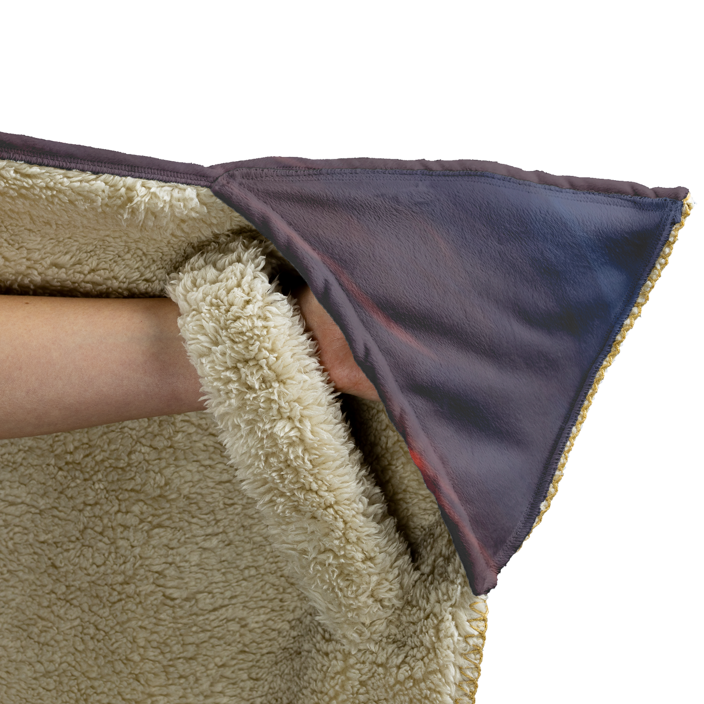 Meeting of Two Souls Hooded Blanket